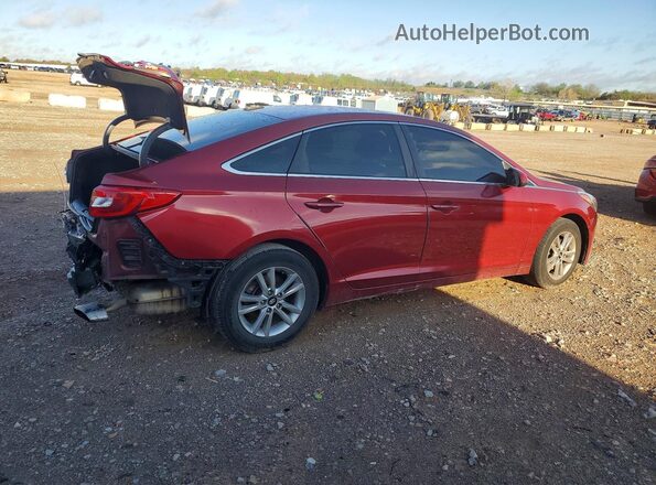 5NPE24AFXGH379869 2016 HYUNDAI SONATA Red უკანა მარჯვენა