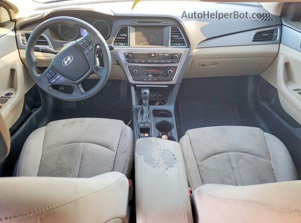 5NPE24AFXGH379869 2016 HYUNDAI SONATA Red წინა პანელის ხედი