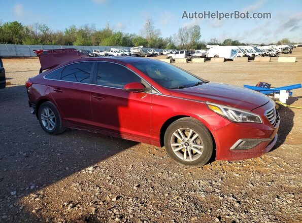 5NPE24AFXGH379869 2016 HYUNDAI SONATA Red წინა მარჯვენა