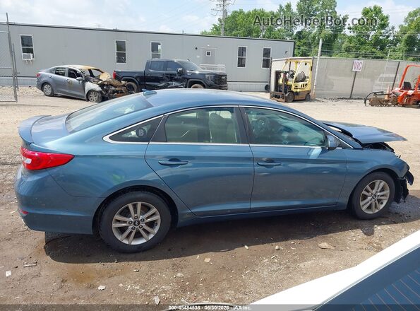 5NPE24AFXGH390841 2016 HYUNDAI SONATA Blue Widok wnętrza 360 stopni