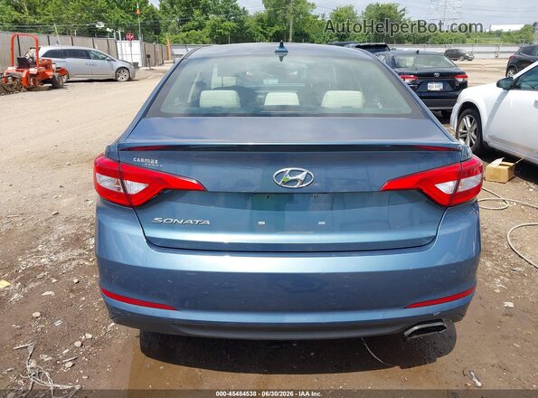 5NPE24AFXGH390841 2016 HYUNDAI SONATA Blue 