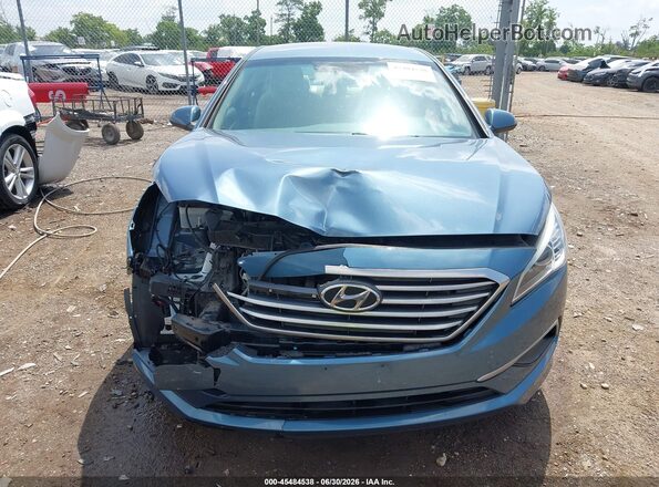 5NPE24AFXGH390841 2016 HYUNDAI SONATA Blue Widok wnętrza z tyłu