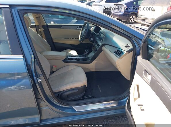5NPE24AFXGH424714 2016 HYUNDAI SONATA Blue Vista interior delantera