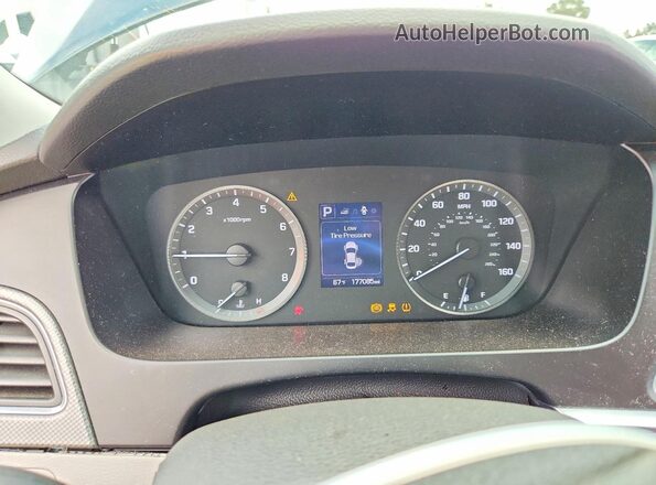 5NPE24AFXHH468942 2016 HYUNDAI SONATA Black Вид щитка приладів