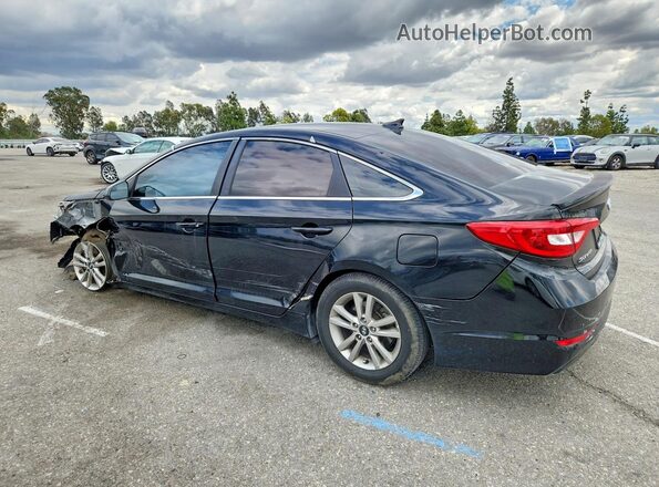 5NPE24AFXHH468942 2016 HYUNDAI SONATA Black Задня ліва чверть