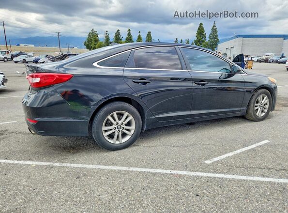 5NPE24AFXHH468942 2016 HYUNDAI SONATA Black Задня права чверть