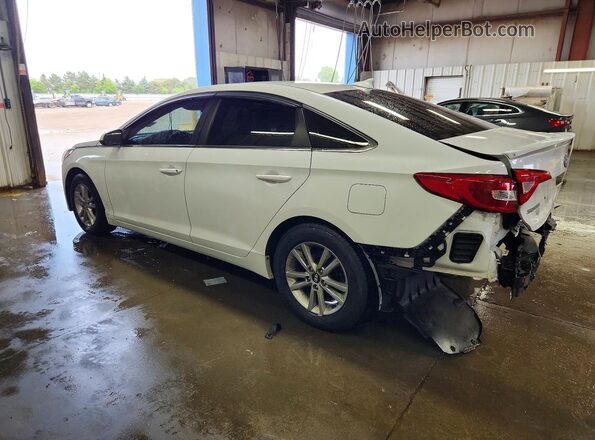 5NPE24AFXHH491718 2017 HYUNDAI SONATA White Tył lewy