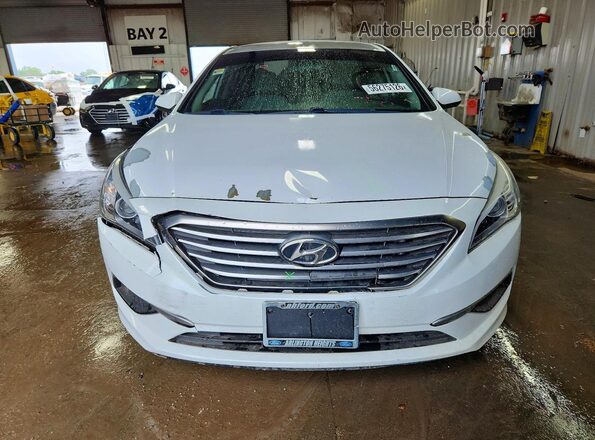 5NPE24AFXHH491718 2017 HYUNDAI SONATA White Widok z przodu