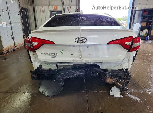 5NPE24AFXHH491718 2017 HYUNDAI SONATA White Widok z tyłu