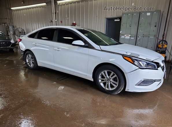 5NPE24AFXHH491718 2017 HYUNDAI SONATA White Przód prawy