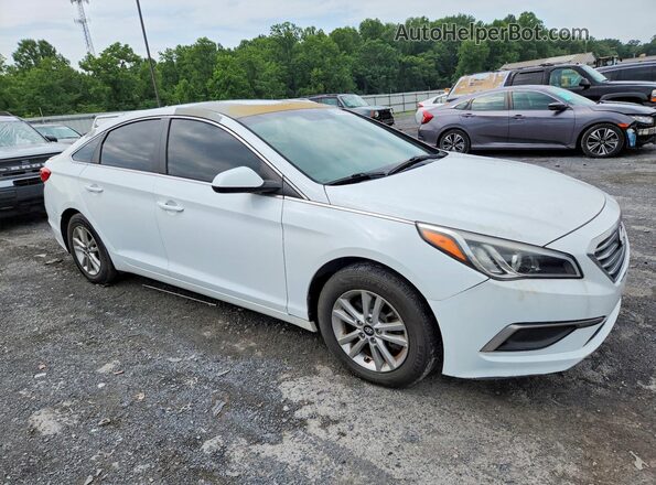 5NPE24AFXHH514382 2017 HYUNDAI SONATA White Front right