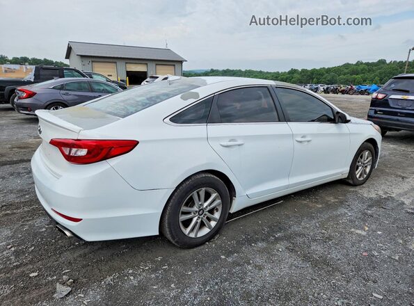 5NPE24AFXHH514382 2017 HYUNDAI SONATA White Rear right