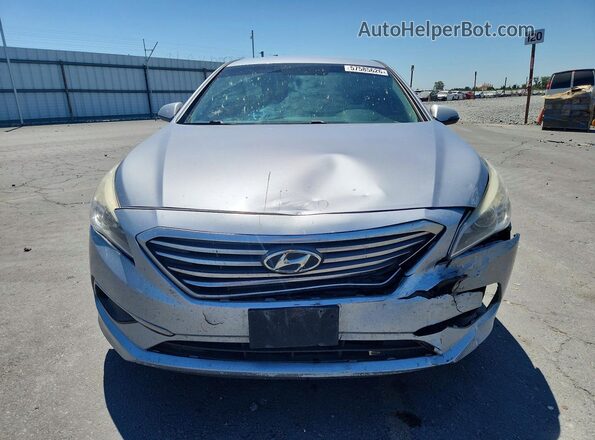 5NPE24AFXHH530971 2017 HYUNDAI SONATA Silver Դիմացի տեսք