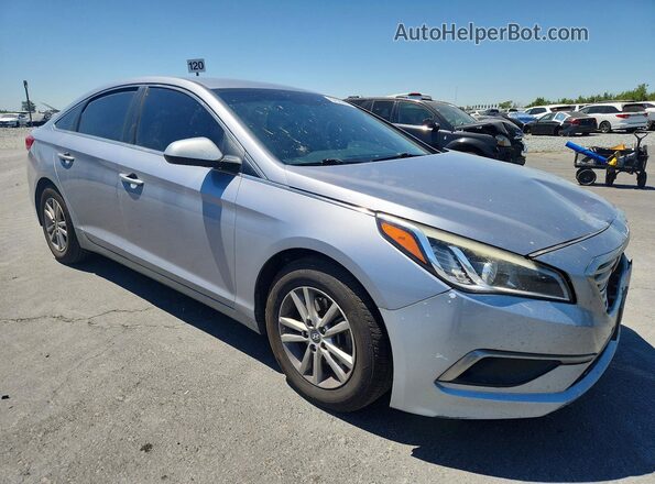 5NPE24AFXHH530971 2017 HYUNDAI SONATA Silver Առջևի աջ