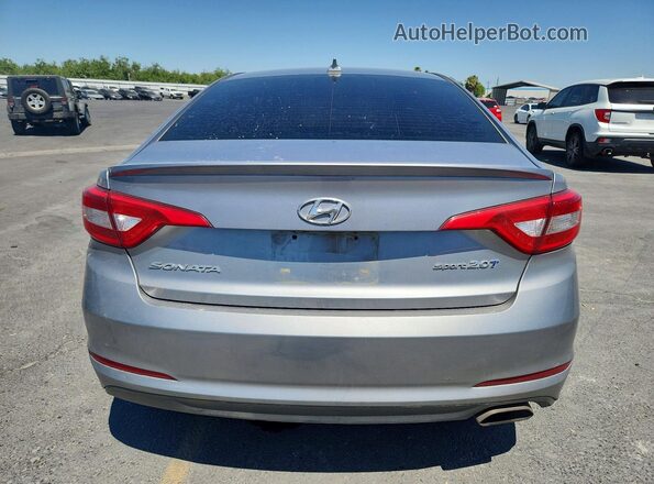 5NPE24AFXHH530971 2017 HYUNDAI SONATA Silver Հետևի տեսք