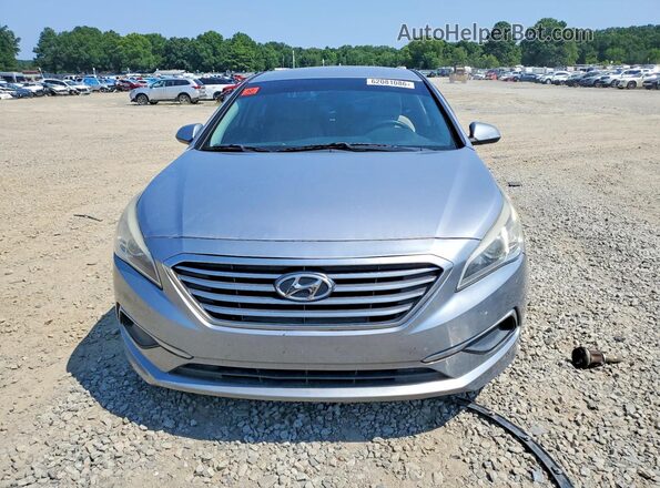 5NPE24AFXHH570399 2017 HYUNDAI SONATA Серебряный Вид спереди
