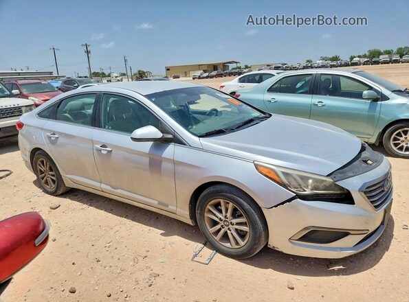 5NPE24AFXHH590264 2017 HYUNDAI SONATA Silver Передня права чверть