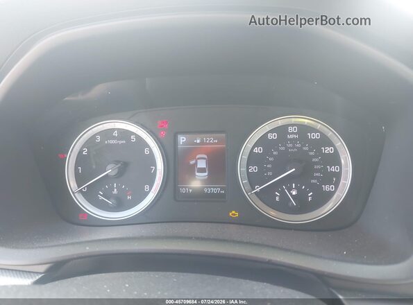 5NPE24AFXJH597866 2018 HYUNDAI SONATA Black Vista de los asientos traseros