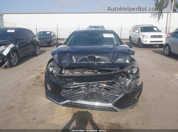 5NPE24AFXJH597866 2018 HYUNDAI SONATA Black Vista del cuadro de instrumentos