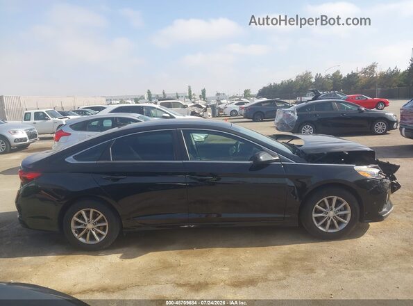 5NPE24AFXJH597866 2018 HYUNDAI SONATA Black Vista interior trasera