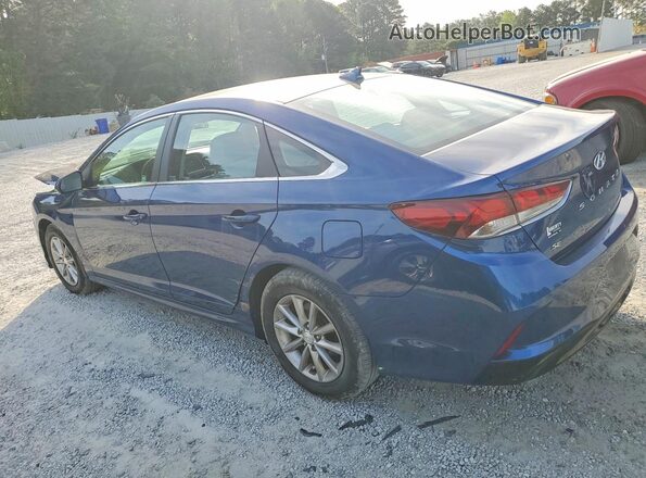 5NPE24AFXJH602404 2018 HYUNDAI SONATA Синий Задняя левая четверть