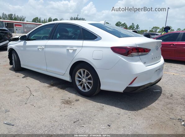 5NPE24AFXJH604492 2018 HYUNDAI SONATA White Tył lewy