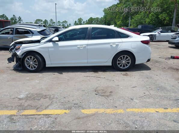 5NPE24AFXJH604492 2018 HYUNDAI SONATA White Widok wnętrza 360 stopni