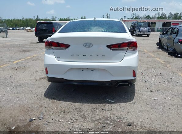 5NPE24AFXJH604492 2018 HYUNDAI SONATA White 