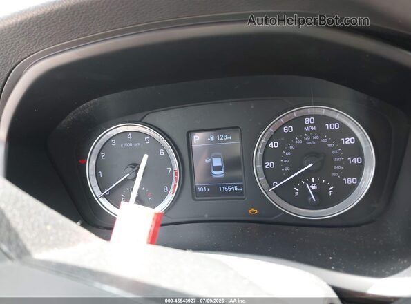 5NPE24AFXJH604492 2018 HYUNDAI SONATA White Widok tylnych siedzeń