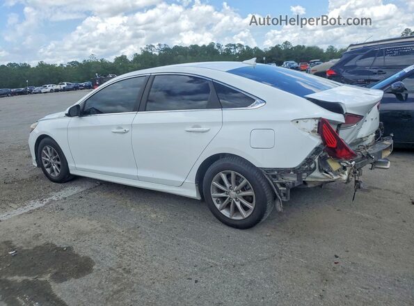 5NPE24AFXJH605755 2018 HYUNDAI SONATA White Задня ліва чверть