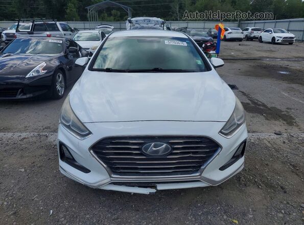 5NPE24AFXJH605755 2018 HYUNDAI SONATA White Вид спереду