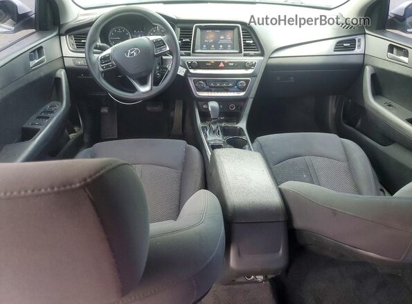5NPE24AFXJH605755 2018 HYUNDAI SONATA White Вид панелі приладів