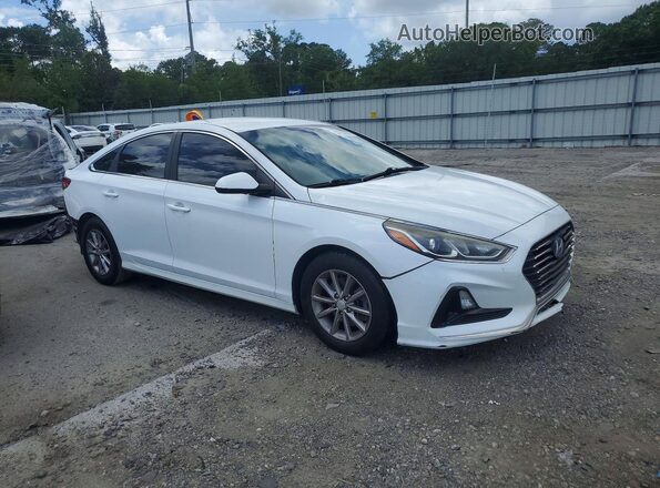 5NPE24AFXJH605755 2018 HYUNDAI SONATA White Передня права чверть