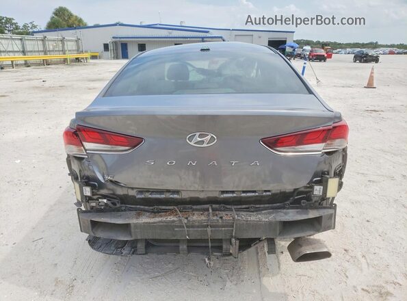 5NPE24AFXJH613094 2018 HYUNDAI SONATA Серый Вид сзади
