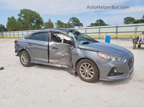 5NPE24AFXJH613094 2018 HYUNDAI SONATA Серый Передняя правая четверть