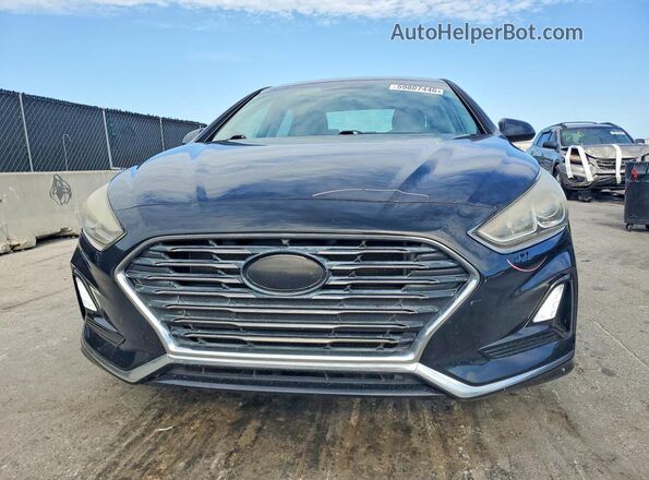 5NPE24AFXJH711994 2018 HYUNDAI SONATA Black Դիմացի տեսք