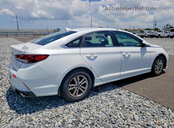 5NPE24AFXKH734273 2019 HYUNDAI SONATA White Trasero derecho