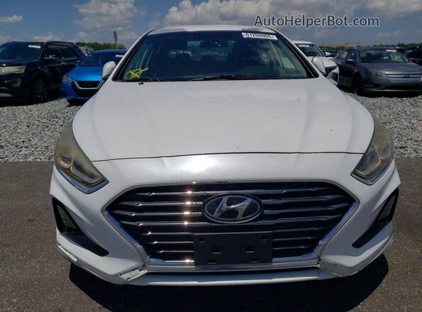 5NPE24AFXKH734273 2019 HYUNDAI SONATA White Vista frontal