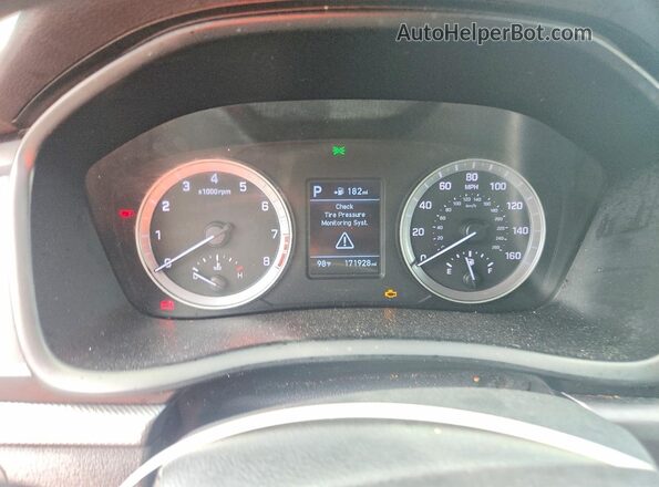 5NPE24AFXKH734273 2019 HYUNDAI SONATA White Vista del cuadro de instrumentos