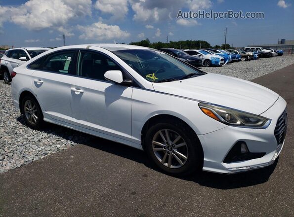 5NPE24AFXKH734273 2019 HYUNDAI SONATA White Delantero derecho