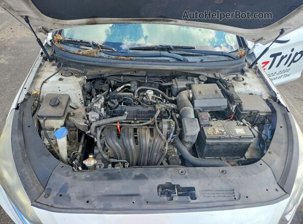 5NPE24AFXKH734273 2019 HYUNDAI SONATA White Vista interior trasera