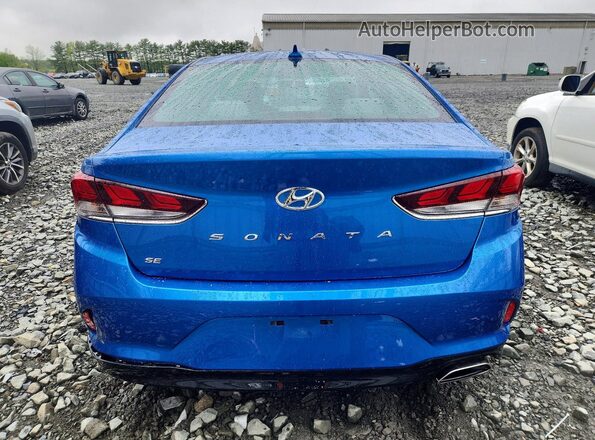 5NPE24AFXKH735083 2019 HYUNDAI SONATA Blue Vista trasera