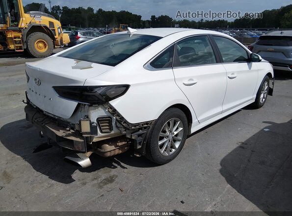 5NPE24AFXKH752045 2019 HYUNDAI SONATA White Tył prawy