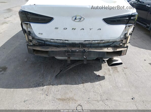 5NPE24AFXKH752045 2019 HYUNDAI SONATA White Widok z przodu