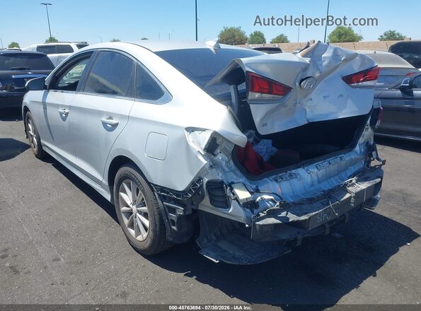5NPE24AFXKH762932 2019 HYUNDAI SONATA Silver Rear left