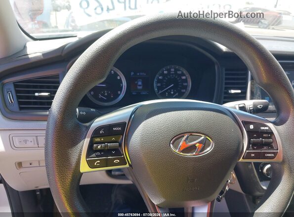 5NPE24AFXKH762932 2019 HYUNDAI SONATA Silver Rear seats view