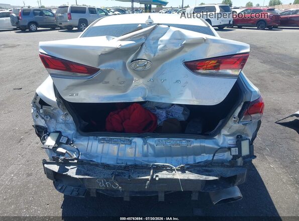 5NPE24AFXKH762932 2019 HYUNDAI SONATA Silver Front view