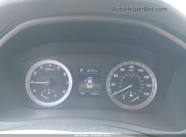 5NPE24AFXKH762932 2019 HYUNDAI SONATA Silver 