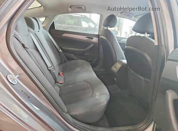 5NPE24AFXKH776636 2019 HYUNDAI SONATA Серый Вид задних сидений