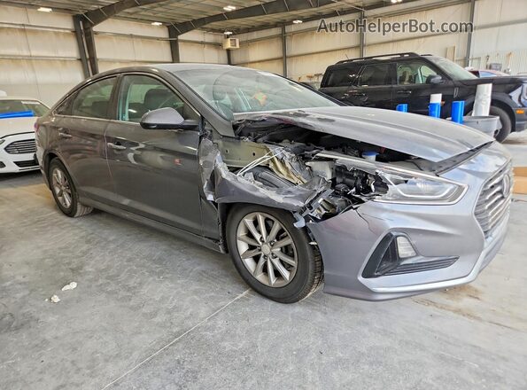 5NPE24AFXKH776636 2019 HYUNDAI SONATA Серый Передняя правая четверть